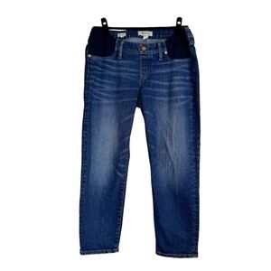 Madewell Jeans Maternity Classic Straight Leg Side Panel Stretch